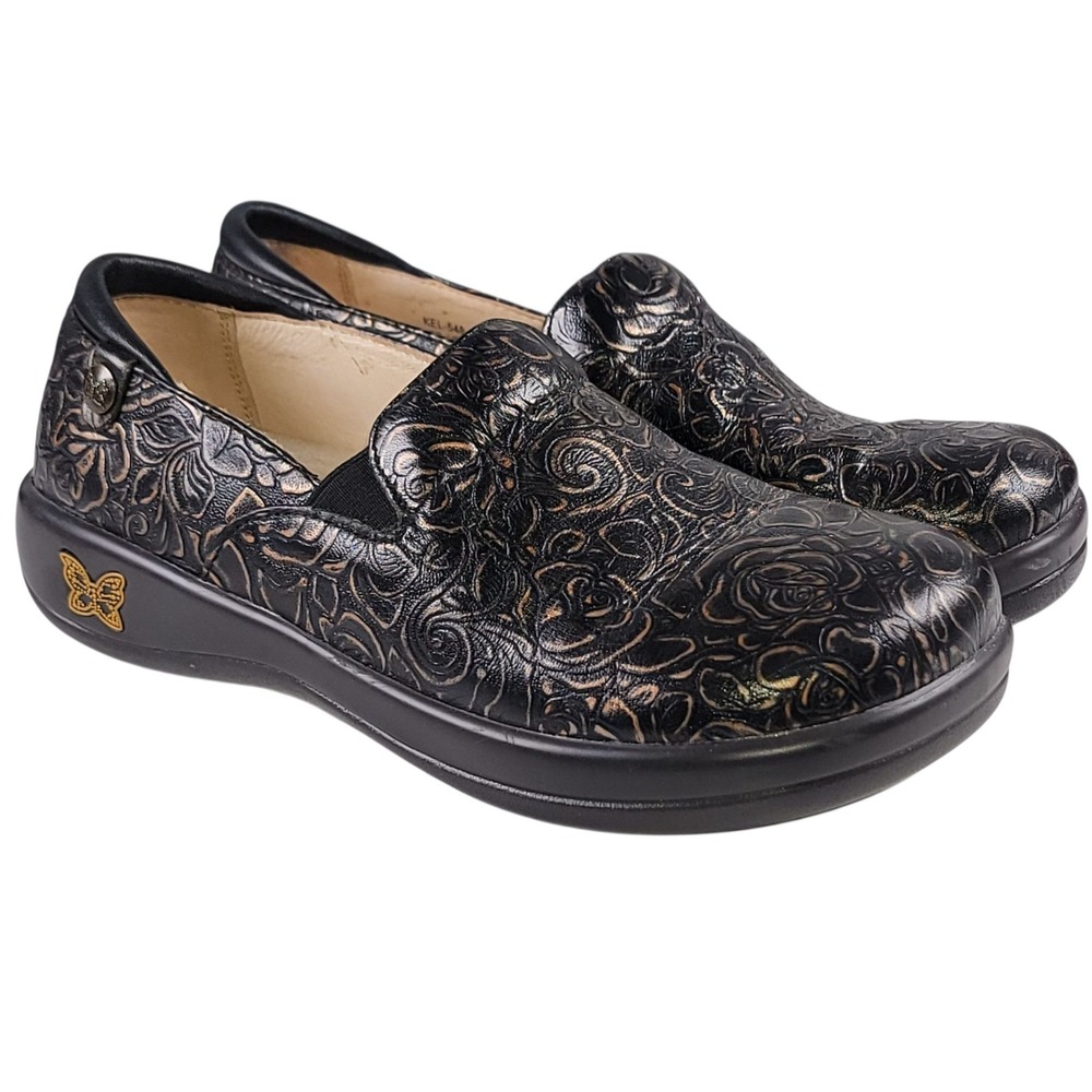 Alegria Keli Professional Bronze Age Women's Leather‎ Slip On Clog EU36/US 6-6.5